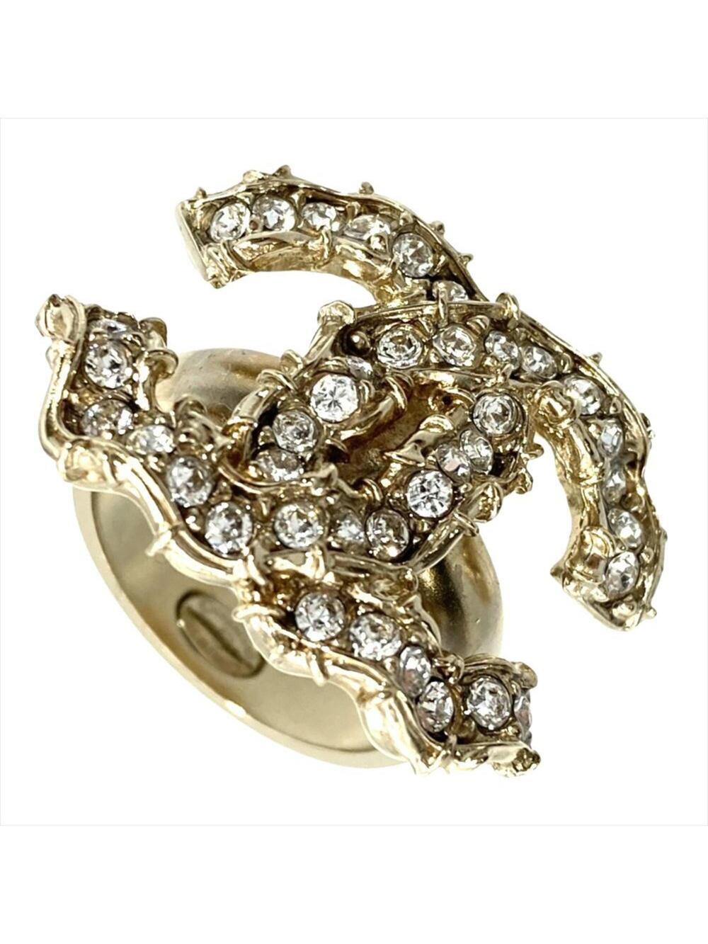 Chanel Cc Logo Ring Metal #276261C83B